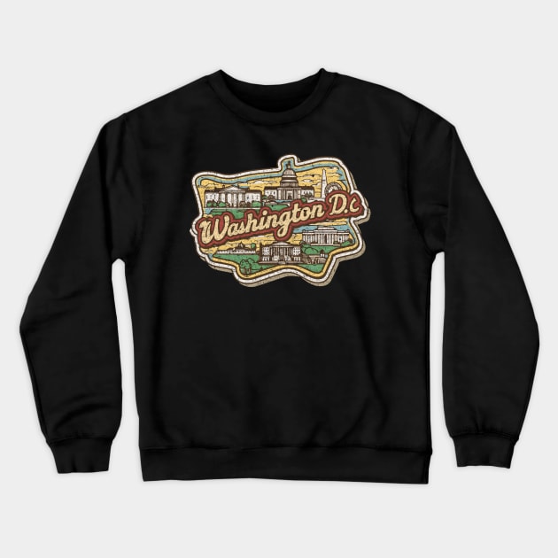 Washington D.C Crewneck Sweatshirt by Jahangir Hossain